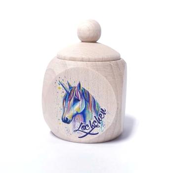 Regenbogen Einhorn Löckchen